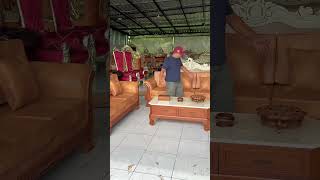 Sofa tamu mewah minimalis angsa set321 top meja marmer carara wa08970007007