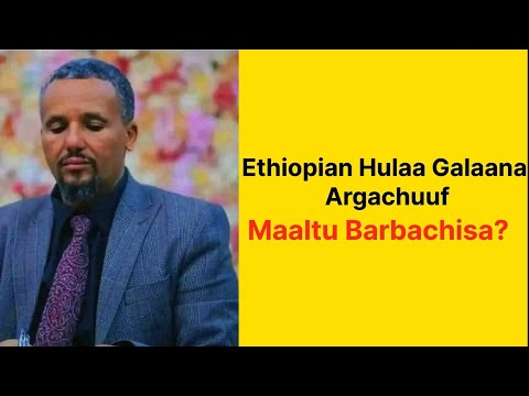 Ethiopian Hulaa Galaana Argachuif Maaltu Barbachisa Deebi Jawar Mohammed