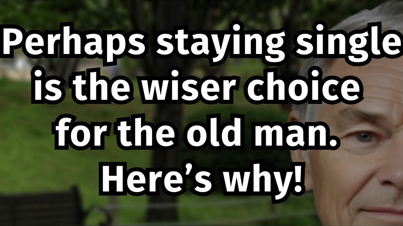 Old guys dont date. 10 Reasons Why OLDER MEN Are Staying SINGLE Today