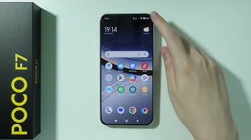 POCO F7: Knopnamen weergeven/verbergen in het Bedieningspaneel