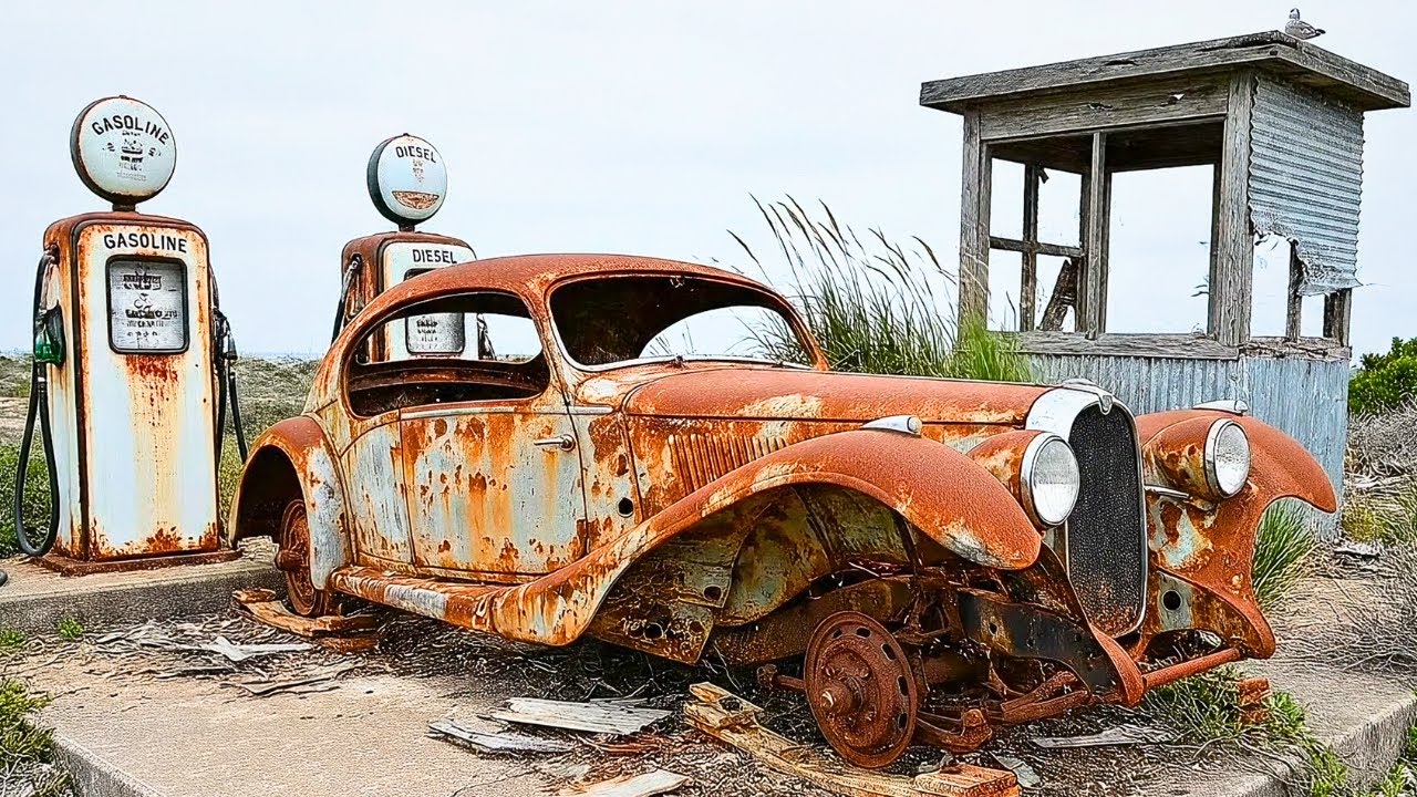 $50 ASMR Restoration of a Forgotten Bugatti Type 101 | Full Car Rebuild