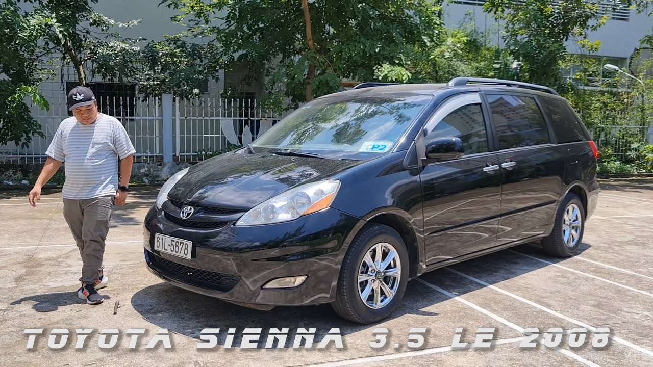 Toyota Sienna 2008  Xe nhập Mỹ màu vàng cát