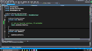 Unity Location Services demo