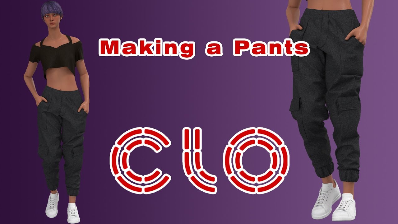 How to Make a PANTS in CLO3D/MARVELOUS: Timelapse Tutorial - YouTube