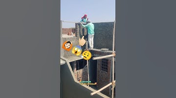🙆🏻😱😮‍💨 Row house External Plaster | External Plaster | Plaster On Scaffolding #vipcivilian #plaster