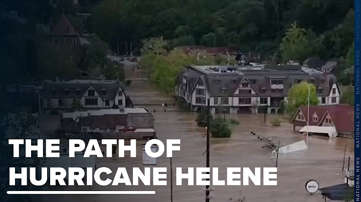 The devastation and destruction of Hurricane Helene