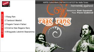 Raag Rang.   Krishna Nee Begane Baro.Kadri Gopalnath & Pravin Godkhindi.