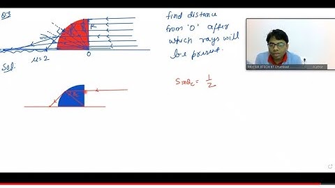 Lecture-26: Critical angle concepts and based questions by RKH SIR
