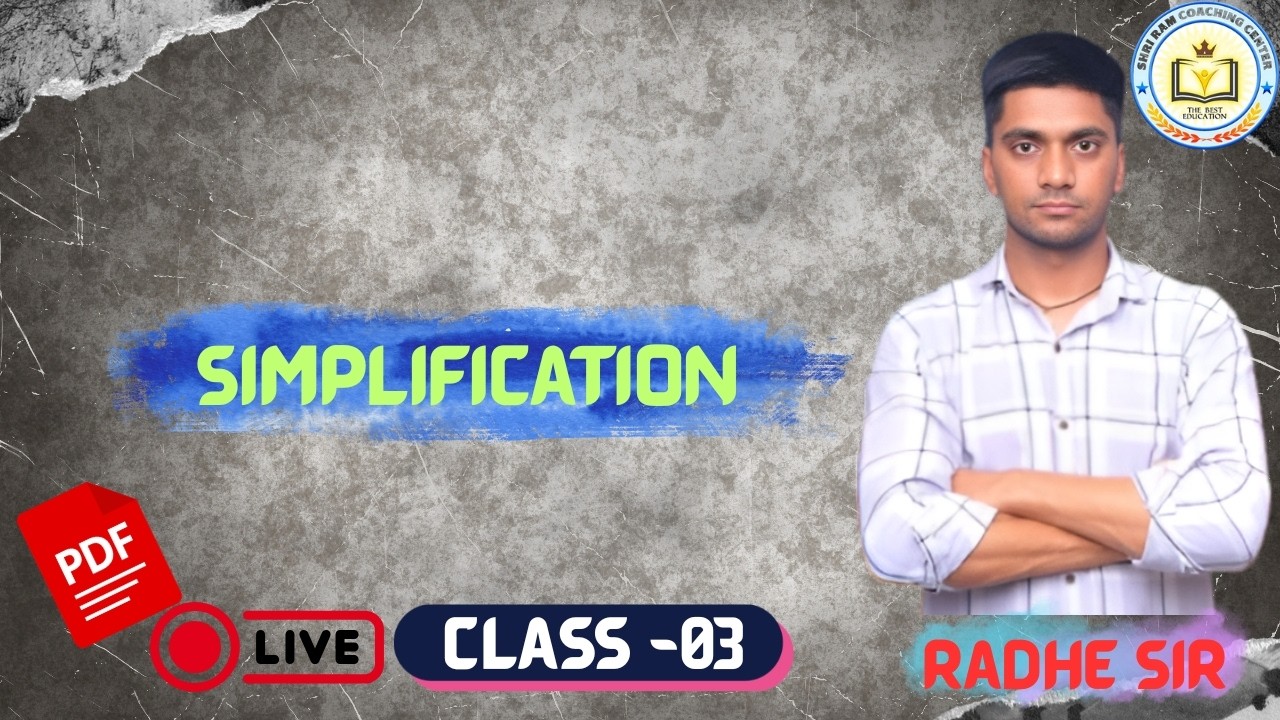 Simplification // SSC GD// Railway NTPC // Punjab Police // HSSC By Radhe Sir