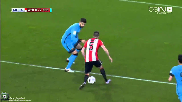 ملخص مباراة برشلونة واتلتيك بلباو 2-1ربع نهائي كاس الملك20-01-2016-HD