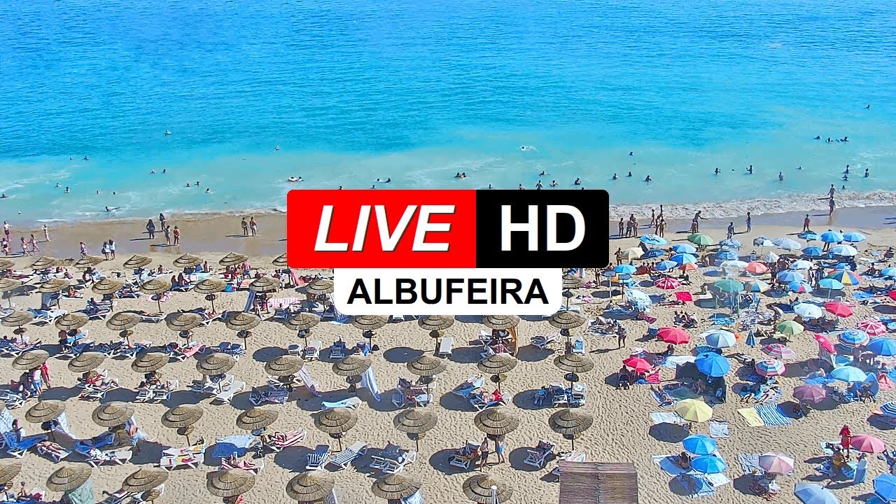 Albufeira Beach live webcam