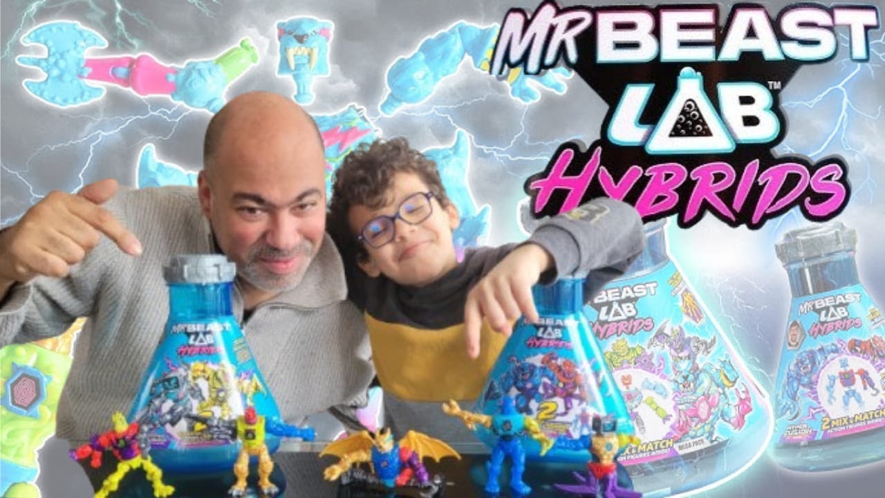 Unboxing des jouets MrBeast Lab hybrides | Découverte & avis