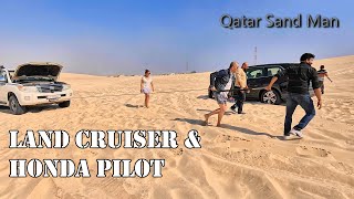 Toyota Land Cruiser & Honda Pilot recovered at Sealine Beach screenshot 2