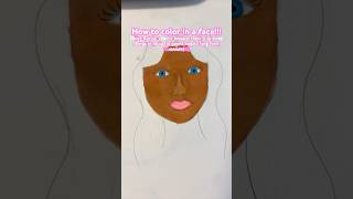 How to color in a face with alcohol markers!!! #viral #drawing #fail #fyp #trend #markers #colors