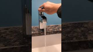 Low water pressure/clogged line bathroom faucet