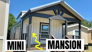 Tiny house they call the 'MINI MANSION!' Remarkable setup on this cottage type home! Tiny House Tour