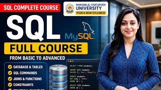 SQL Tutorial in Hindi | Basic to Advanced MySQL Course | Exam Preparation #sql#pgdca#ai#dbms#mcu