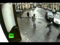 Very close shave  cctv of lucky man escaping death in car crash   youtube