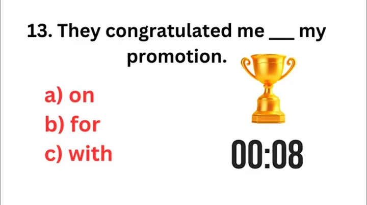 ✍️ Only Experts Can Score 15/15 on This Grammar Quiz! Can You Beat The Challenge? Try now! #english