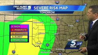 Severe storms return for Friday