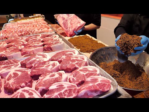 Korean BBQ Samgyeobsal / Pork Belly, Mie Pedas | makanan Korea