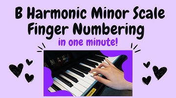 Mastering the B Harmonic Minor Scale in ONE MINUTE! | Quick Piano Tutorial