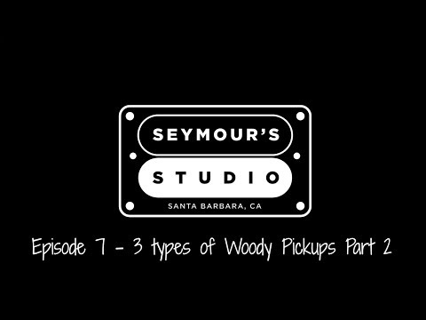 Seymour's Studio Episode 7 - 3 Different types of Woody pickups Part 2