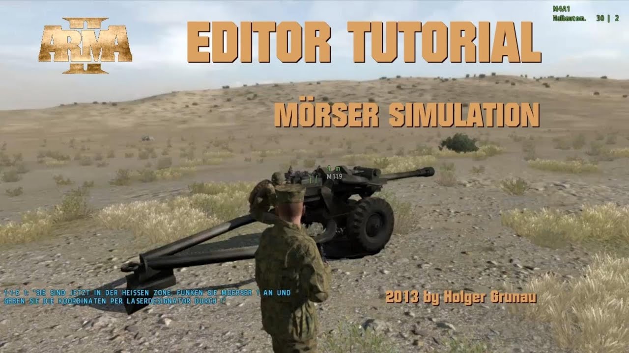Arma2 Mörser Simulation mit Mörsersound Editor Tutorial - YouTube