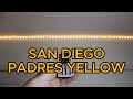 How to make SAN DIEGO PADRES YELLOW on LED light strips!