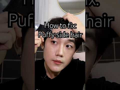 How Korean guys get a slimmer face #korea #hair #다운펌 #남자머리