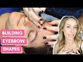 EASY BROW MAPPING (step by step brow mapping "freestyle" PRE DRAW) Creating a Brow Shape