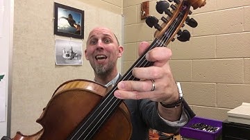 Viola Extended Hand Position - C# on G string, and F# on C string