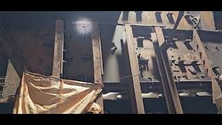 Apron feeder 112 running fed iron ore but spillage covered by clothes #machine #machine #mineral 