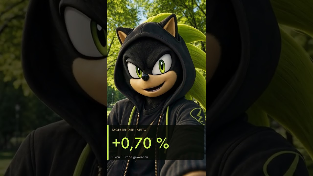 CopyX Trading Tagesvideo — 0,70% netto am 31.08.2026 mit SONIC AI
