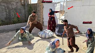 The husband's attempt to evict the second wife, who is constantly in tension with the first wife.