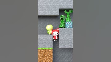 Who Can Help JJ And Mikey Break The Obsidian? - Maizen Animation Cartoon #shorts #animation