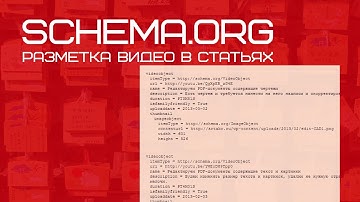 Микроразметка видео по schema.org
