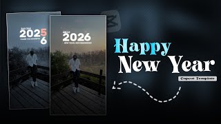 Happy New Year 2026 Video Editing Capcut | Happy New Year Reels Editing | New Capcut Template