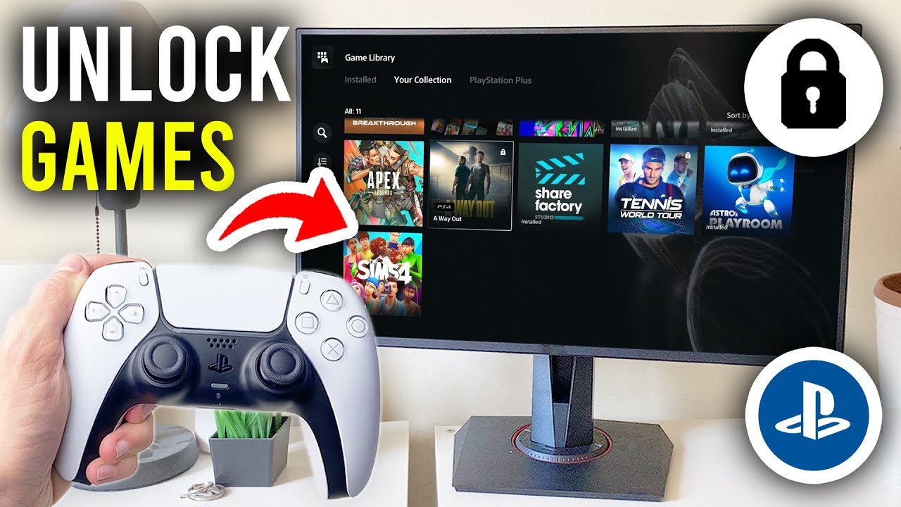How To Unlock Games On PS5 - Step By Step - YouTube