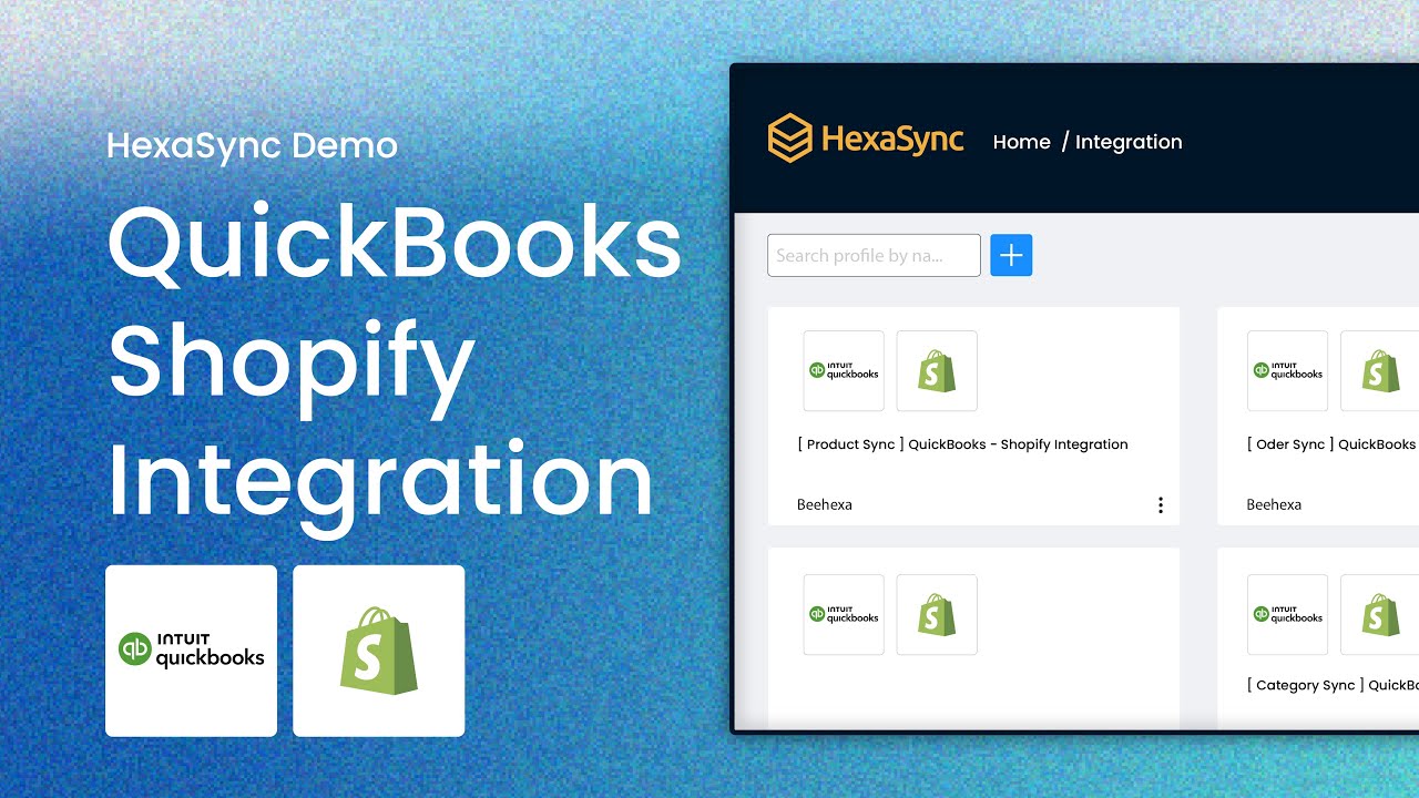 HexaSync Demo |QuickBooks & Shopify Integration - Check Report - YouTube
