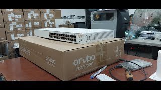 Switch Aruba 1930, Set Vlan, Trunk, Add Cloud