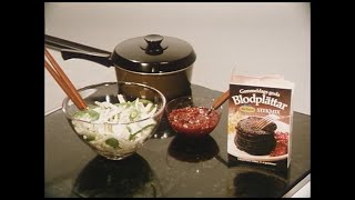 Reklam För Blå Band Blodplättar 1975