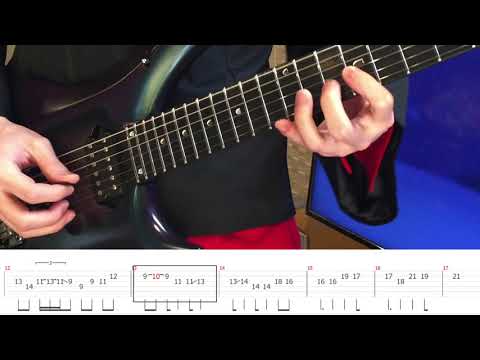 ガールズ パンツァー ChouCho 眠れる本能 ギターソロTab Guitar Solo Tab