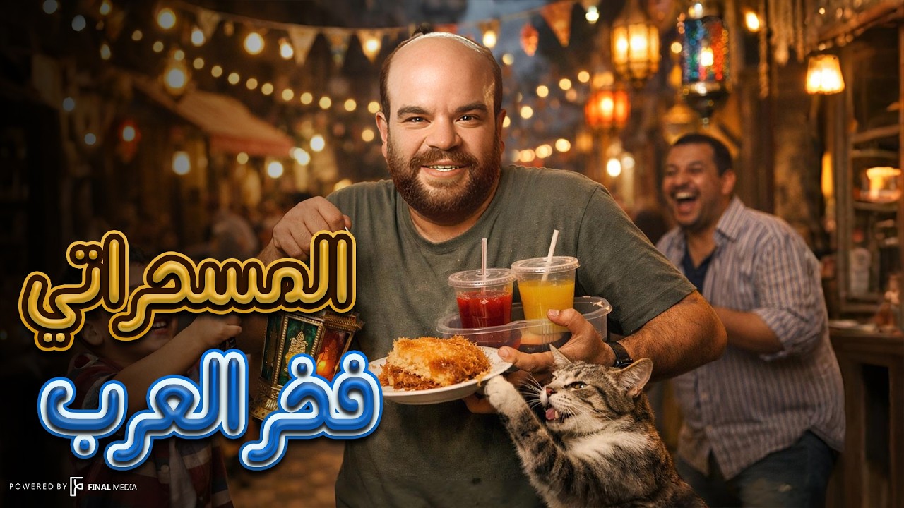 كوميديا فخر العرب وهو مسحراتي  ....... ضحك بدون فواصل 🔥😂