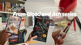 attempting to finish From Blood and Ash series ⚔️ ft. cleaning, studying, & pets
