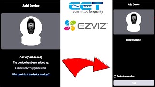 The Device Has Been Added By Another Account Ezviz