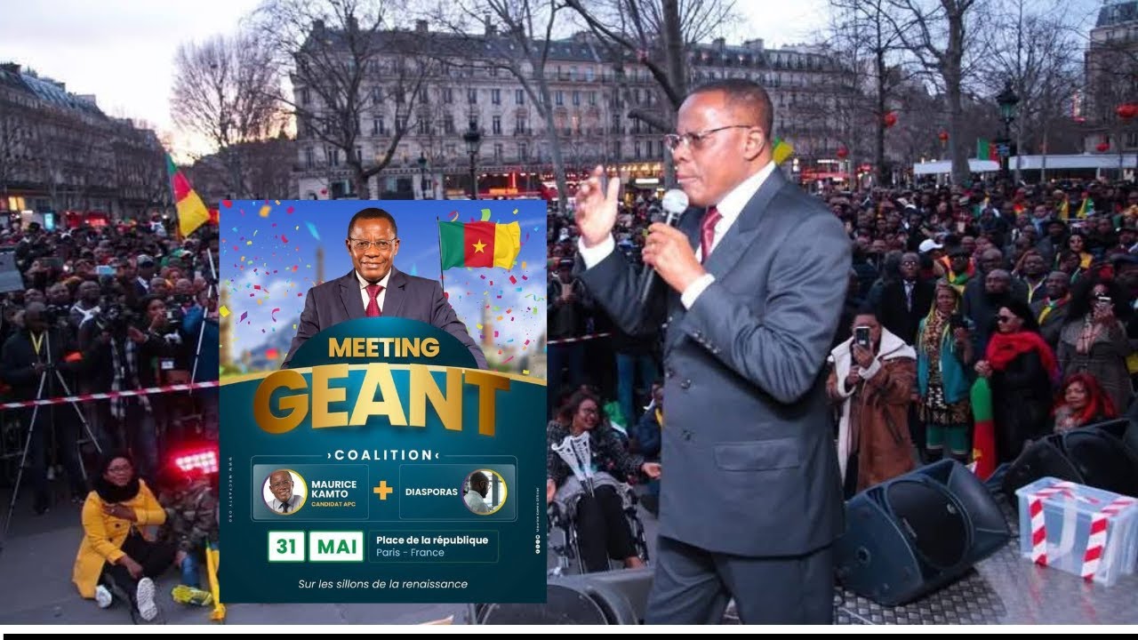 Reaction dsur le meeting du Kamto