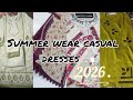 Summer wear casual dress design 2026 new designing | summer dress design 2026 @IJfashionworld 