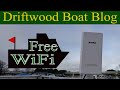 Long Range Wifi Antenna Wifi Receiver Booster - set up on a boat/RV