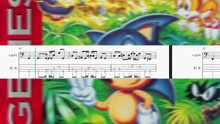 Angel Island Zone Act 2 - Sonic the Hedgehog 3 (Bass Tabs/Notation)